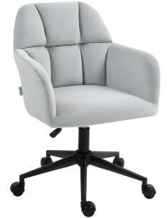 Kontorstol i velour H78 -...