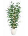 Stor kunstig bambus plante med potte H240 cm