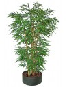 Stor kunstig bambus plante med potte H260 cm