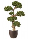 Stort kunstigt Boxwood Pom Pom træ med potte H190 cm