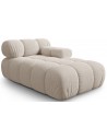 Bellis højrevendt daybed i 3D polyester B155 cm - Lys beige