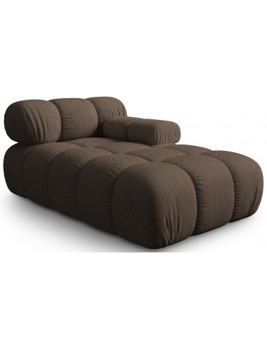 Bellis højrevendt daybed i 3D polyester B155 cm - Brun