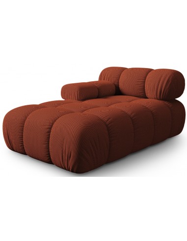 Bellis venstrevendt daybed i 3D polyester B155 cm - Murstensrød