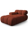 Bellis venstrevendt daybed i 3D polyester B155 cm - Murstensrød