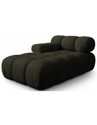 Bellis venstrevendt daybed i 3D polyester B155 cm - Amazon grøn