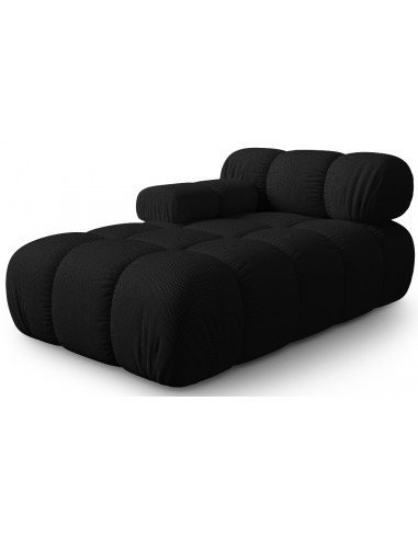 Bellis venstrevendt daybed i 3D polyester B155 cm - Sort