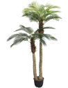 Stort kunstigt Areca palme træ med potte H250 cm