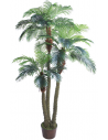 Stort kunstigt Areca palme træ med potte H300 cm