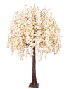 Stort kunstigt blomstertræ H280 cm - Creme