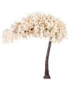 Stort kunstigt blomstertræ H310 cm - Creme