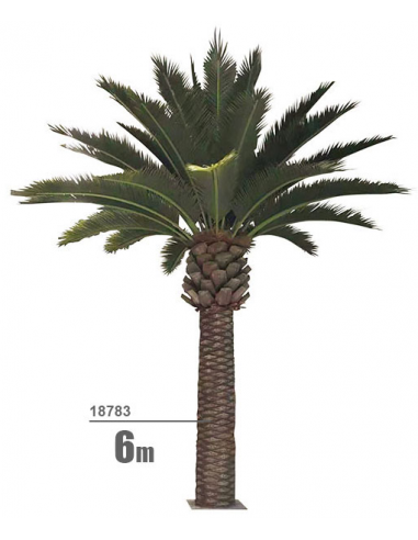 Stort kunstigt Date palme træ H600 cm