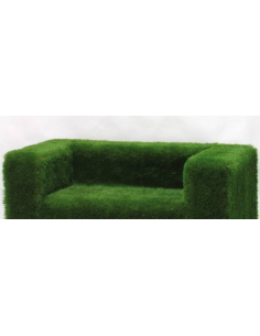 Sofa i kunstigt græs B170 cm 2