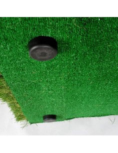 Puf i kunstigt græs B50 cm 2