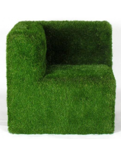 Lænestol hjørne i kunstigt... 2