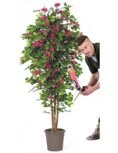 Stort kunstigt Bougainvillea træ H200 cm