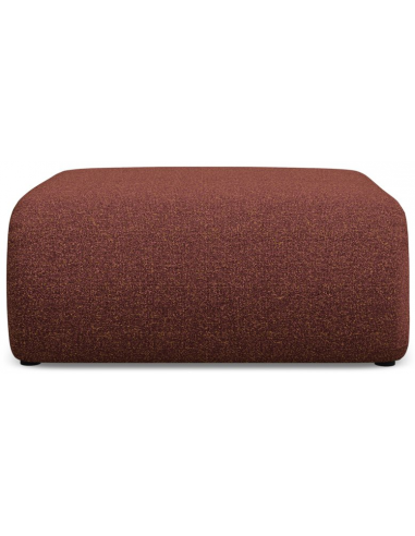 Ekahi puf til sofa eller lænestol i polyester 94 x 89 cm - Meleret bordeaux