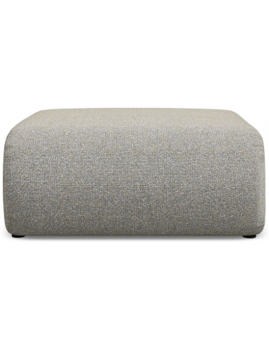 Ekahi puf til sofa eller lænestol i polyester 94 x 89 cm - Meleret mørk beige