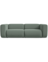 Ekahi 3-personers modulsofa i velour B228 cm - Mint