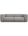 Ekahi 3-personers modulsofa i polyester B228 cm - Meleret mørk beige