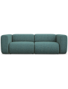 Ekahi 3-personers modulsofa i polyester B228 cm - Meleret marine