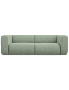 Ekahi 3-personers modulsofa i polyester B228 cm - Meleret mint