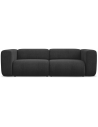 Ekahi 3-personers modulsofa i chenille B228 cm - Antracit