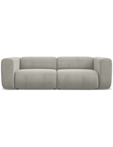 Ekahi 3-personers modulsofa i chenille B228 cm - Beige