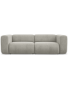 Ekahi 3-personers modulsofa i chenille B228 cm - Beige