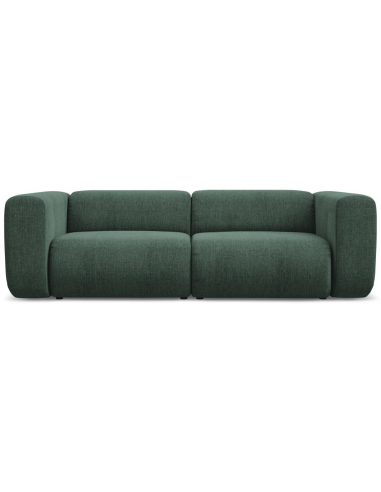 Ekahi 3-personers modulsofa i chenille B228 cm - Grøn