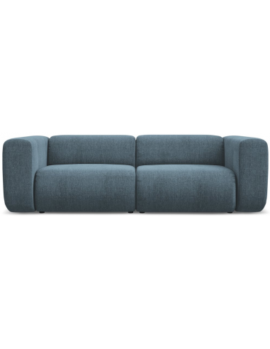 Ekahi 3-personers modulsofa i chenille B228 cm - Jeansblå