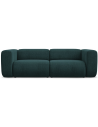 Ekahi 3-personers modulsofa i chenille B228 cm - Marine