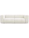 Ekahi 3-personers modulsofa i chenille B228 cm - Hvid