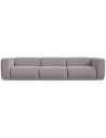 Ekahi 4-personers modulsofa i velour B319 cm - Lavendel