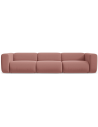 Ekahi 4-personers modulsofa i velour B319 cm - Svag pink