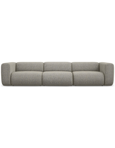 Ekahi 4-personers modulsofa i polyester B319 cm - Meleret mørk beige