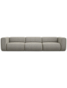 Ekahi 4-personers modulsofa i polyester B319 cm - Meleret mørk beige