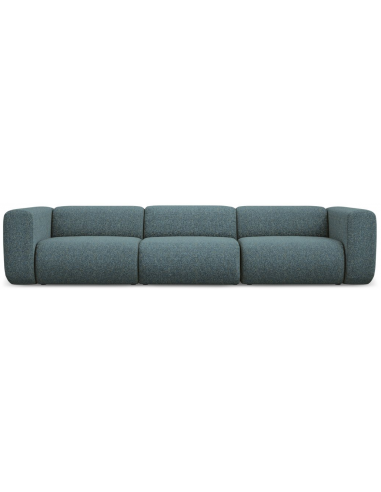 Ekahi 4-personers modulsofa i polyester B319 cm - Meleret jeansblå