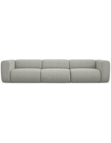 Ekahi 4-personers modulsofa i polyester B319 cm - Meleret lysegrå