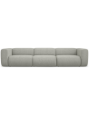 Ekahi 4-personers modulsofa i polyester B319 cm - Meleret lysegrå