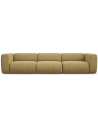 Ekahi 4-personers modulsofa i polyester B319 cm - Meleret sennepsgul