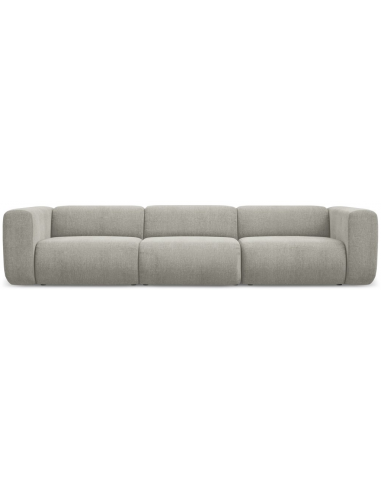 Ekahi 4-personers modulsofa i chenille B319 cm - Beige