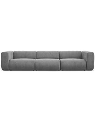 Ekahi 4-personers modulsofa i chenille B319 cm - Grå