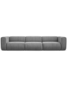 Ekahi 4-personers modulsofa i chenille B319 cm - Grå