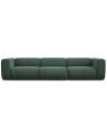 Ekahi 4-personers modulsofa i chenille B319 cm - Grøn