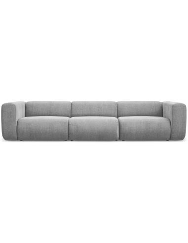 Ekahi 4-personers modulsofa i chenille B319 cm - Lysegrå