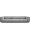 Ekahi 4-personers modulsofa i chenille B319 cm - Lysegrå