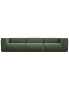 Ekahi 4-personers modulsofa i chenille B319 cm - Lysegrøn