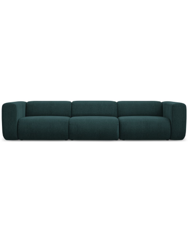 Ekahi 4-personers modulsofa i chenille B319 cm - Marine