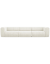 Ekahi 4-personers modulsofa i chenille B319 cm - Hvid