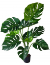 Stor kunstig Monstera plante H80 cm